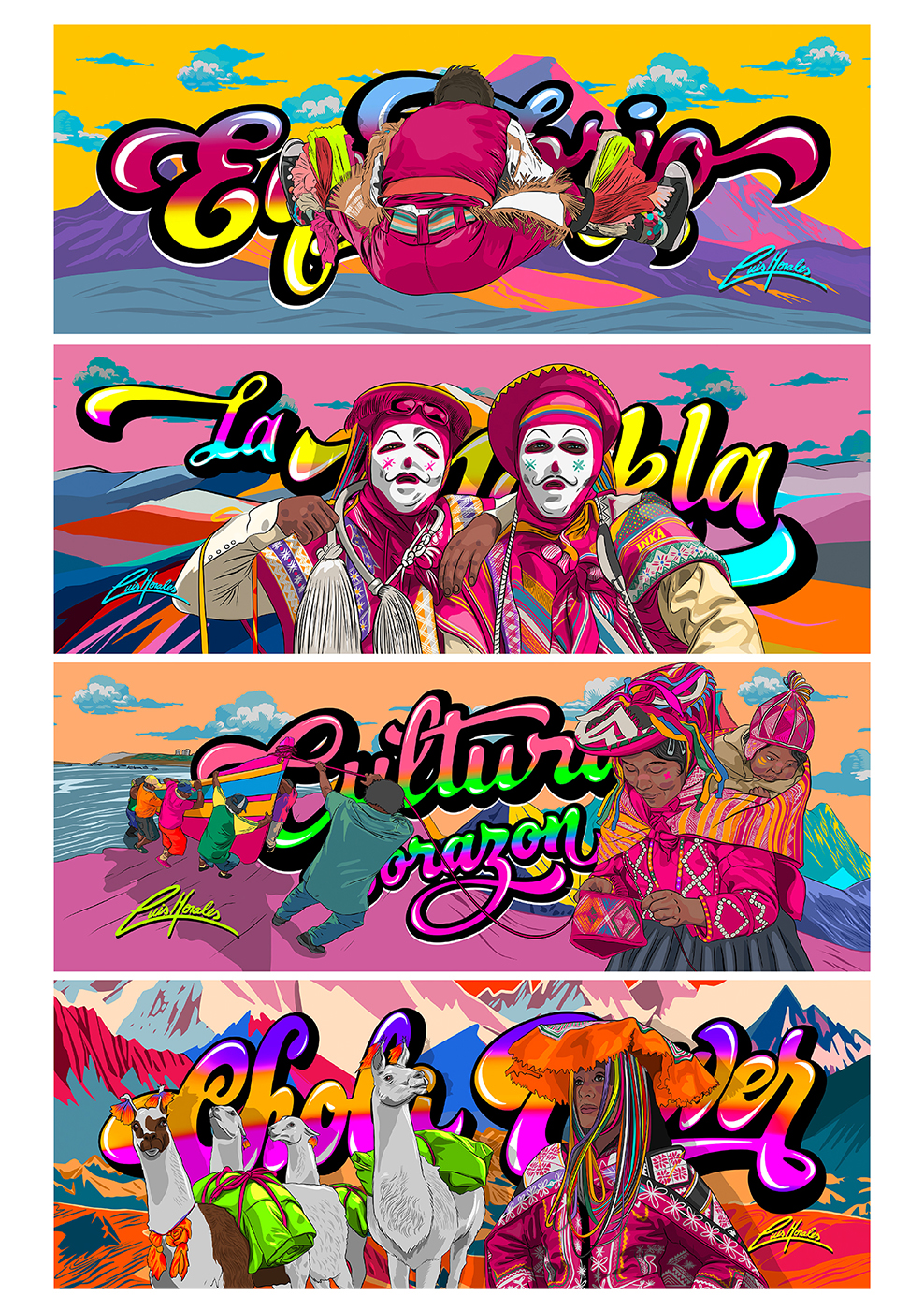 Inka Restaurant Wall Design