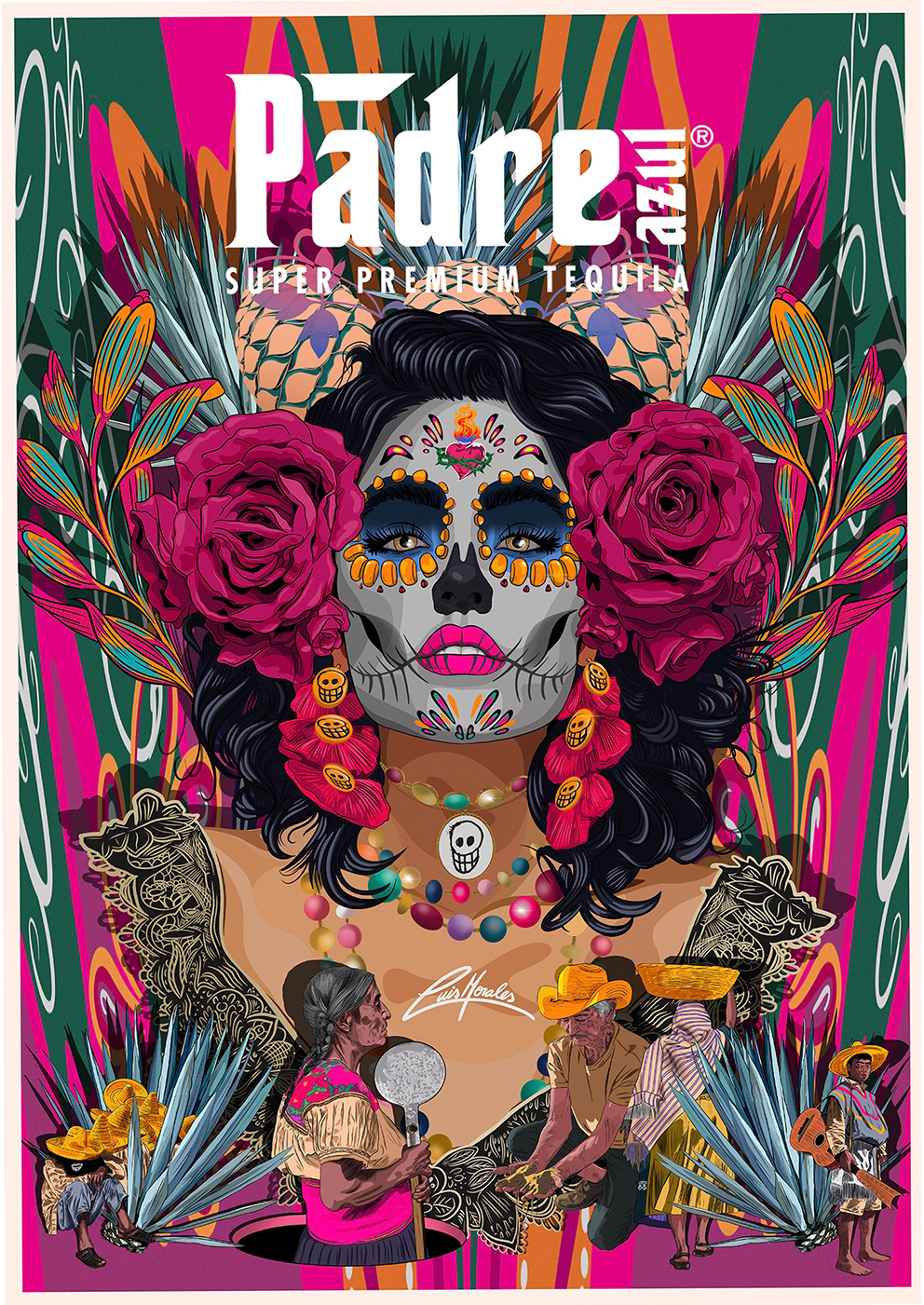 Padre Azul Poster